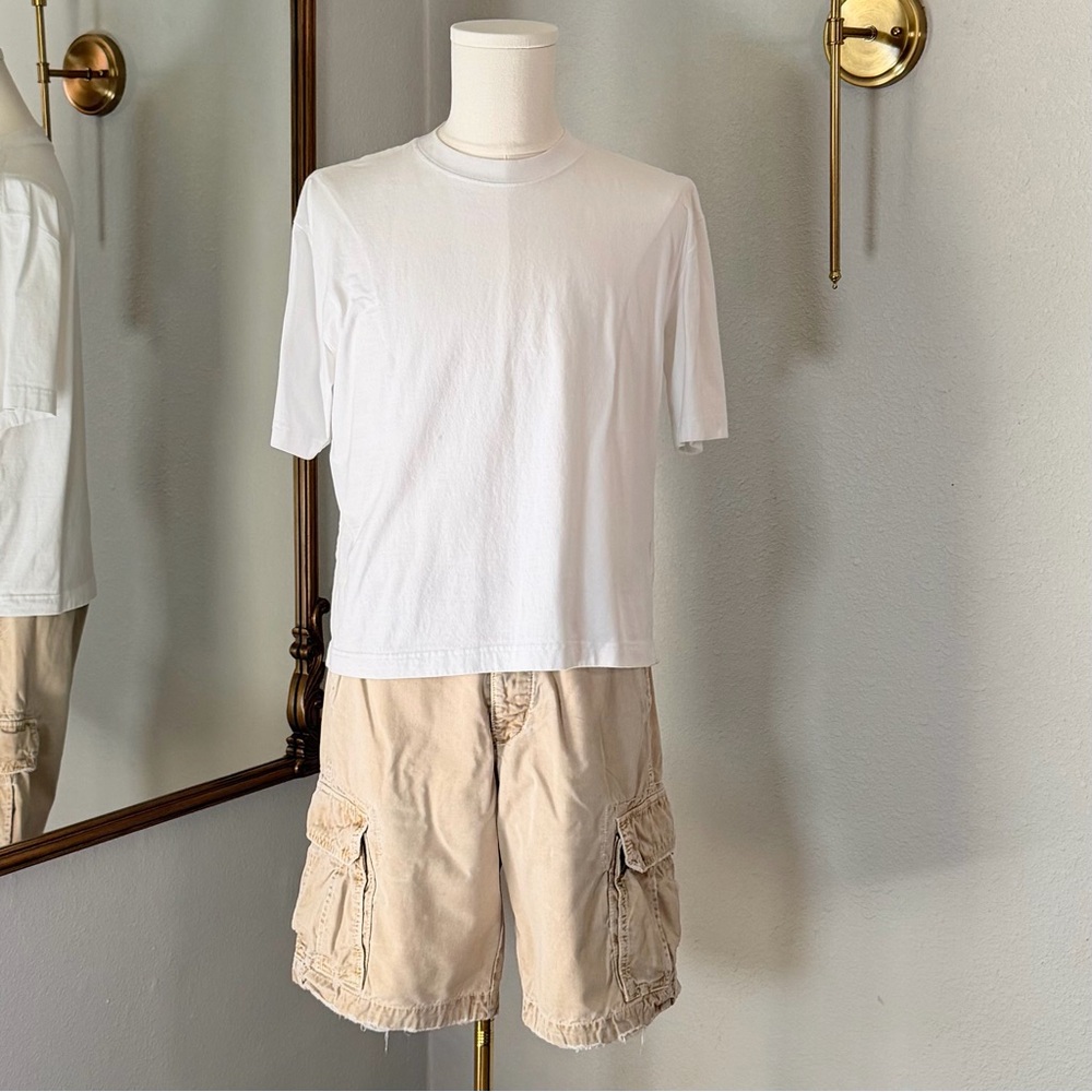 Archive Fashion Hollister Cargo Shorts 34 Utility Streetwear Cotton Distressed
